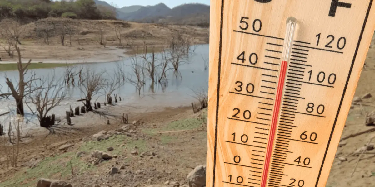 Calor rompe récord y evapora agua de las presas de Sinaloa