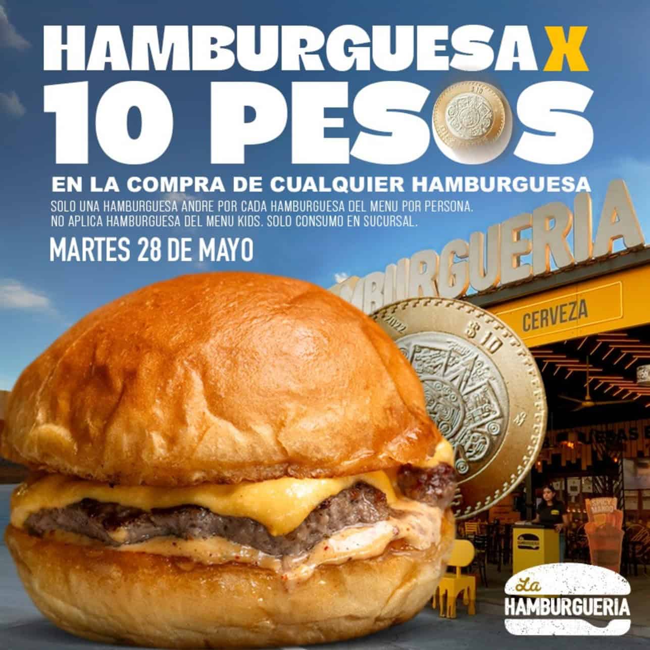 Hamburguería de Culiacán promoción este 28 de mayo