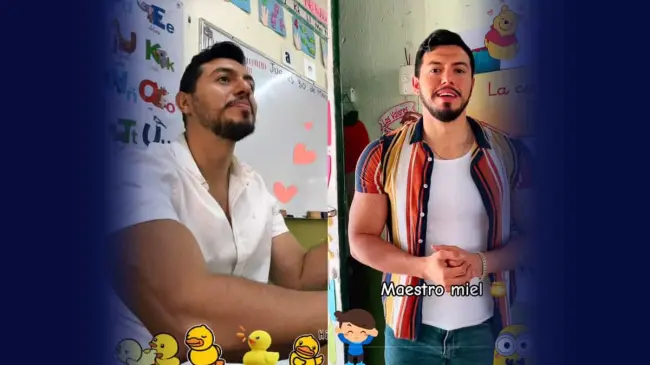El profesor se ha vuelto muy popular en TikTok. Foto: Capturas de pantalla