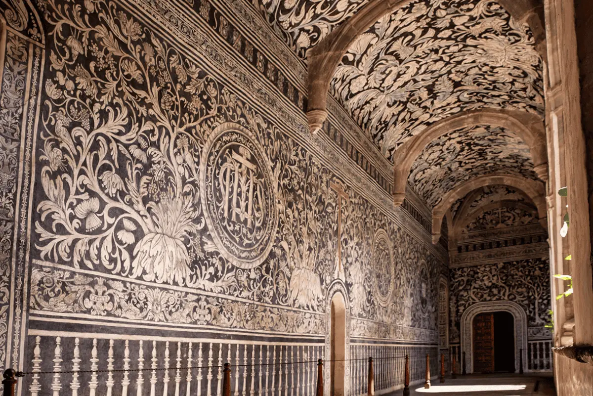 Sorprendente el mural del Ex Convento Agustino. Foto Secretaría de Cultura y Turismo