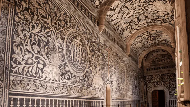 Sorprendente el mural del Ex Convento Agustino. Foto Secretaría de Cultura y Turismo