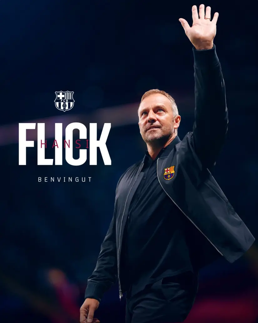 Hansi Flick será el DT del FC Barcelona | Imagen: @FCBarcelona