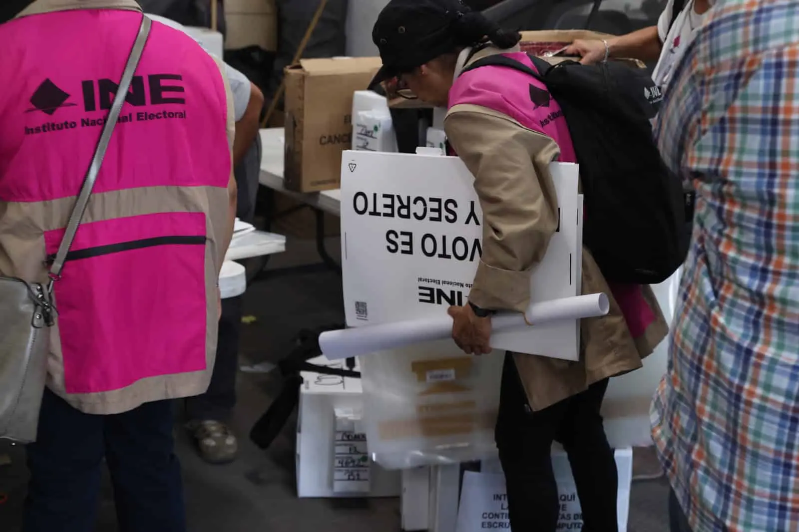 Ya inició la entrega del material electoral para las votaciones del 2 de junio. Foto: Cortesía