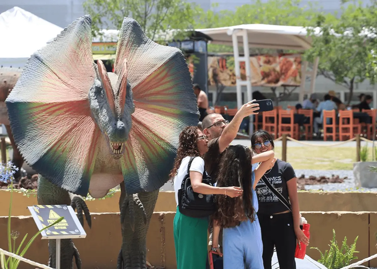 Sorpréndete con el parquesaurio del parque Guanajuato Bicentenario. Foto FB Oficial