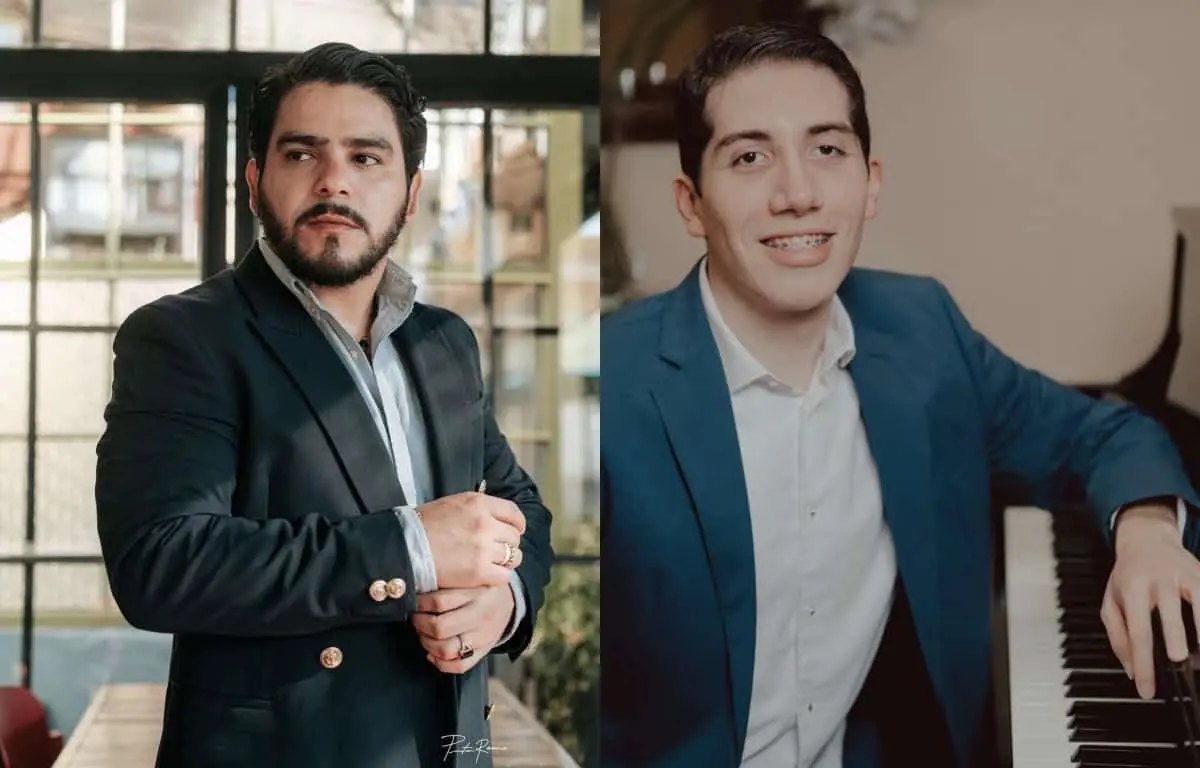 Cyan y Alexander buscan enriquecer su formación musical con su viaje a Francia. Fotos: Cortesía
