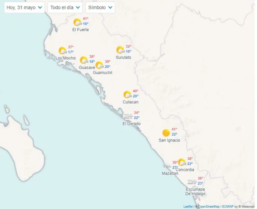 Clima en Sinaloa: la tercera onda de calor sigue haciendo de las suyas