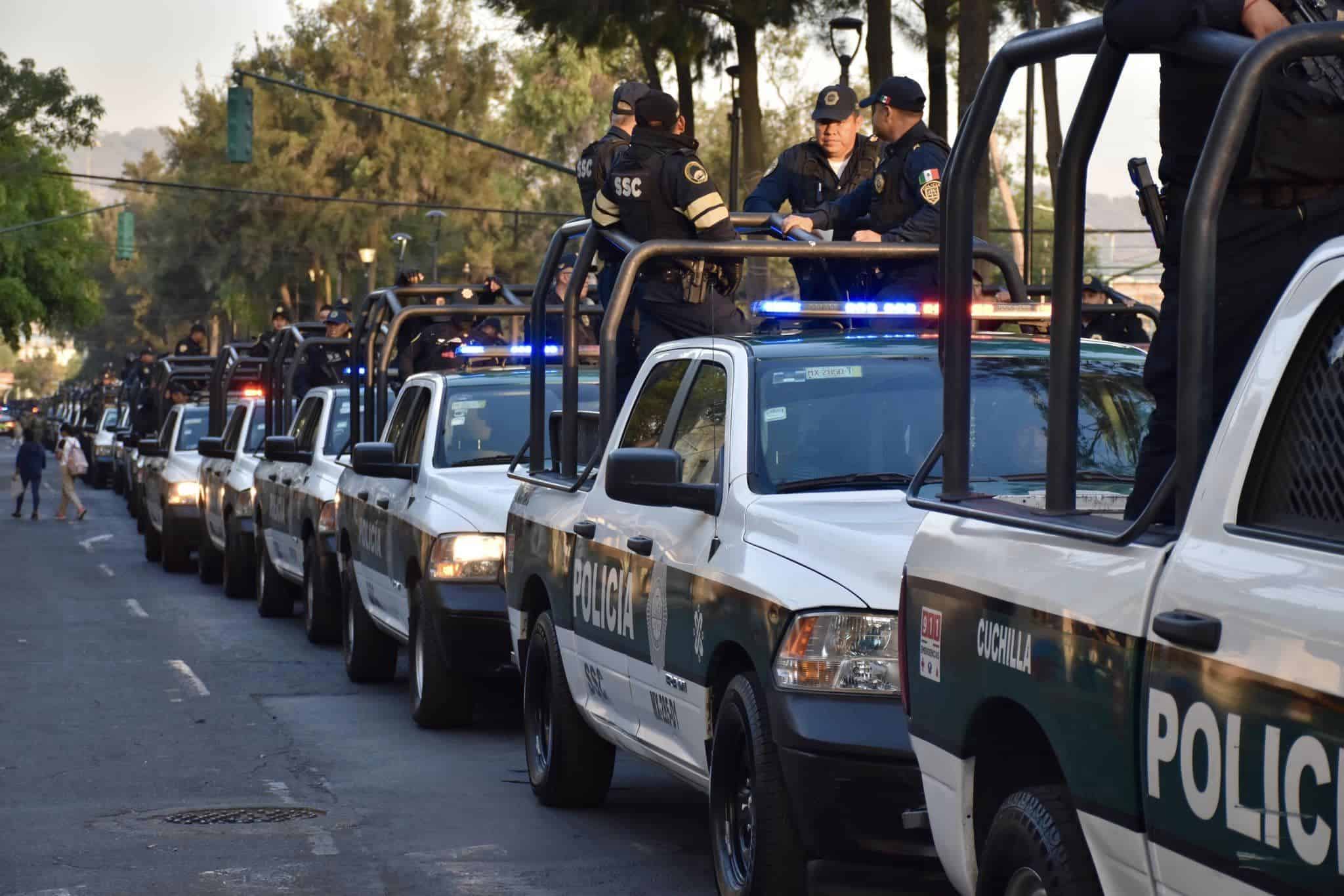 Más de 15 mil policias resguardarán las votaciones en CDMX. Foto: Cortesía