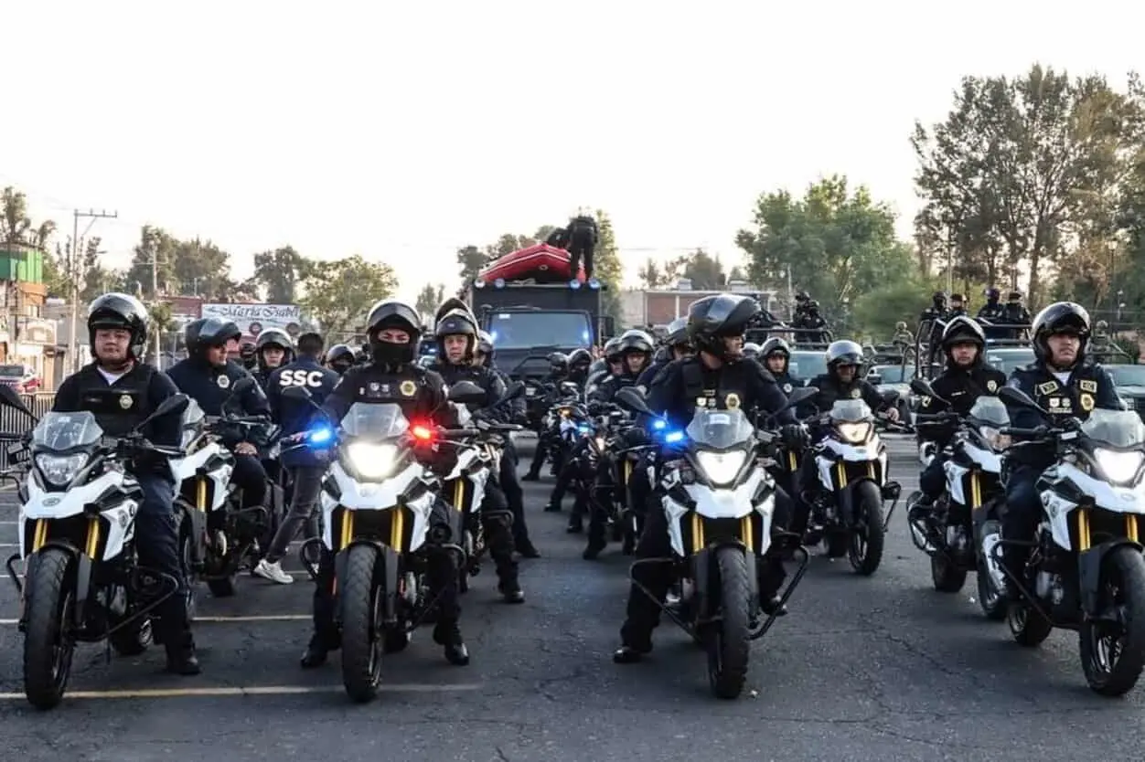 Un fuerte operativo se desplegará este fin de semana en la CDMX por las elecciones. Foto: Cortesía