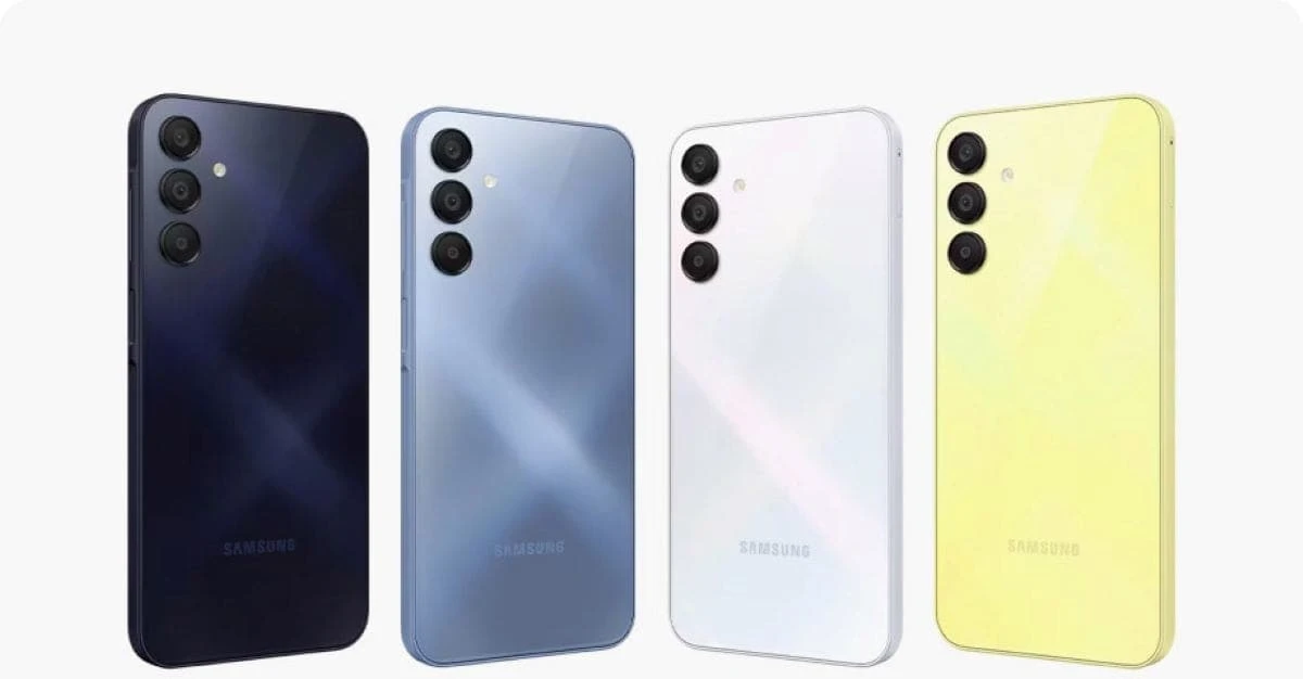 El smartphone Samsung Galaxy A15 viene con cámara de 50 megapíxeles. Foto: Cortesía