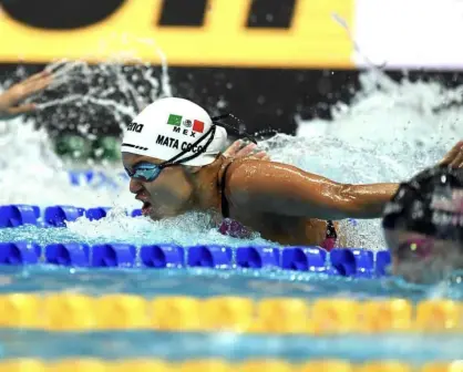 La nadadora mexicana María Mata consigue medalla de bronce en el Mare Nostrum de Mónaco