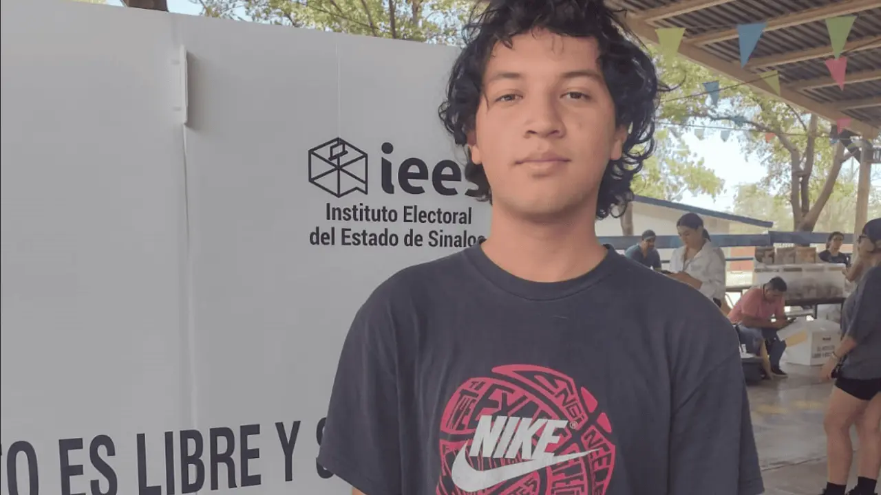 Daniel Hernández acudió a las urnas por primera vez en este proceso de elecciones 2024.