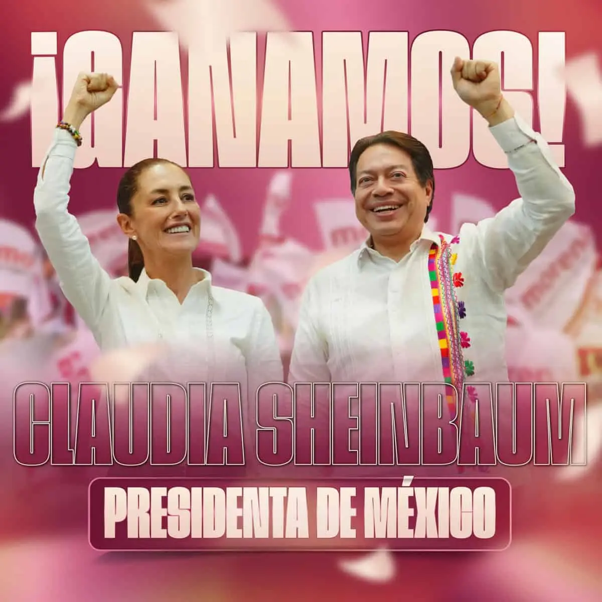 Mario Delgado declara a Claudia Sheinbaum ganadora en las elecciones de 2024 