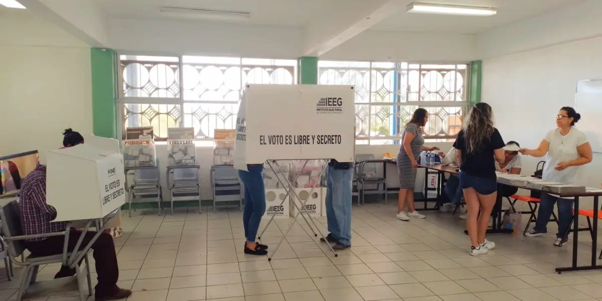 La población de Guanajuato este domingo salió a votar por su próximo gobernador. Foto: Cortesía