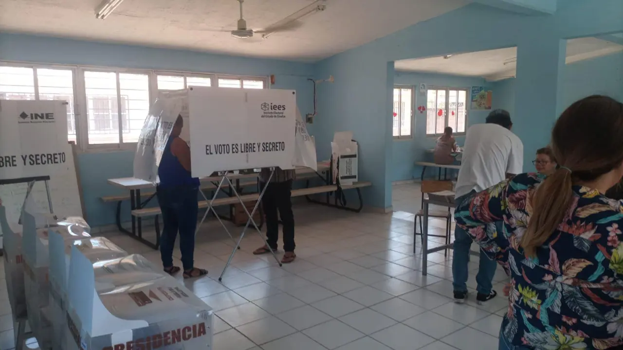 Sin contratiempos se realizaron las votaciones en el municpio de Ahome. Foto: Cortesía