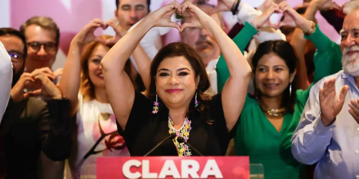 Clara Brugada será la próxima jefa de gobierno de la CDMX.