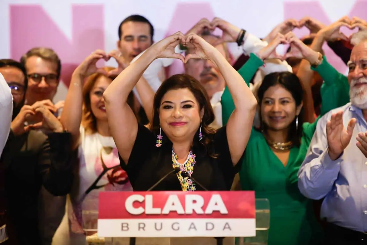 Clara Brugada será la próxima jefa de gobierno de la CDMX.