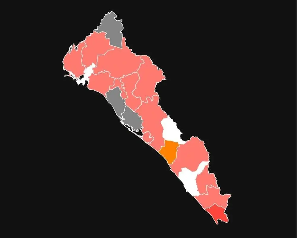 Tendencia de votos en Sinaloa | Imagen: IEES