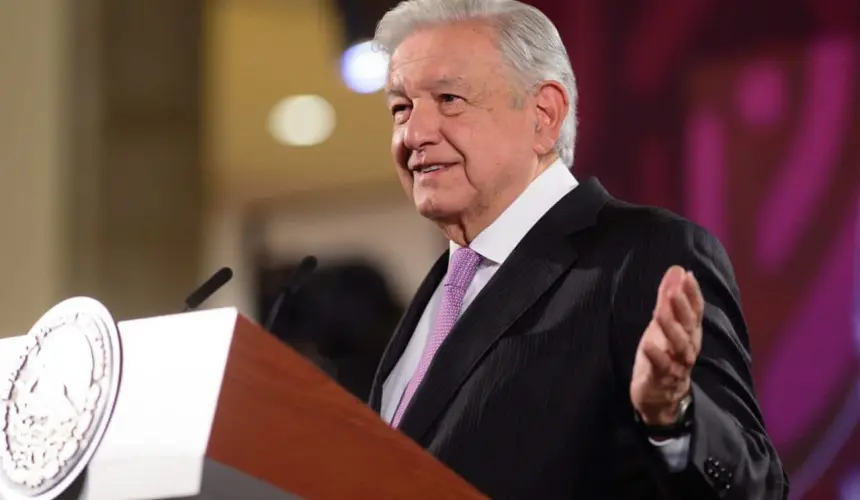 El presidente López Obrador tuvo un incremento de 7% en su nivel de aprobación en un mes. Foto: Presidencia