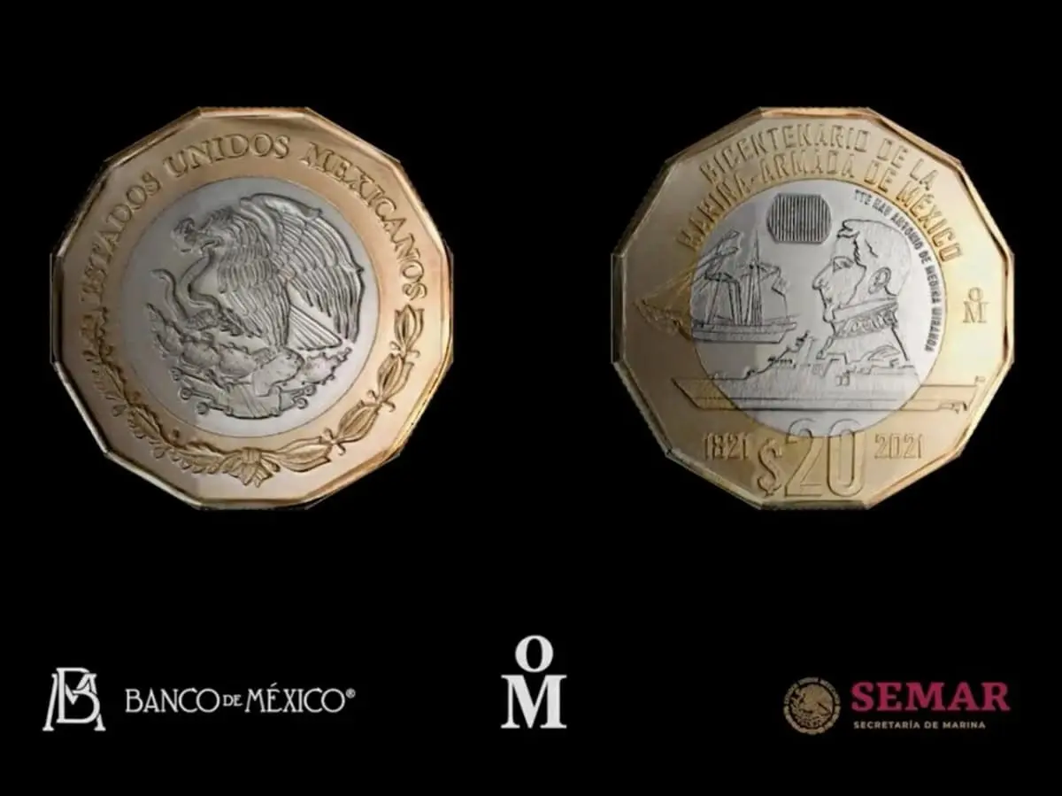 Esta moneda conmemorativa de $20 pesos se vende en $5 millones de pesos