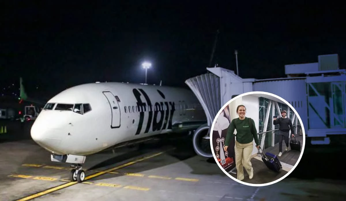 Primer vuelo de Vancouver a Guadalajara. Foto: Cortesía