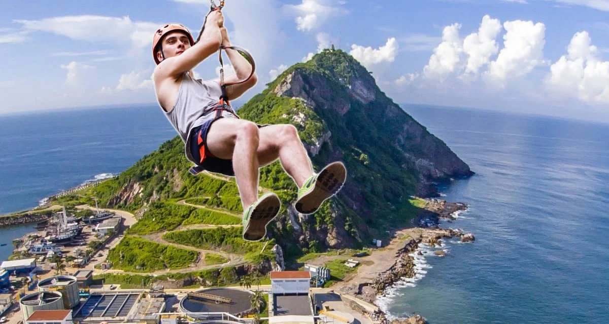 La tirolesa de Mazatlán cruzará el mar a 160 metros de altura.