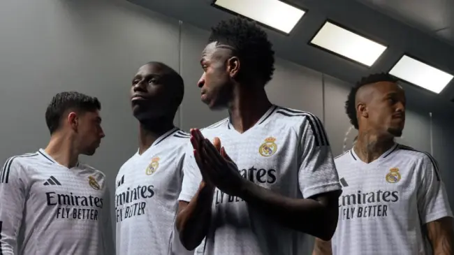El jersey está fabricado con materiales reciclados | Imagen: @realmadrid