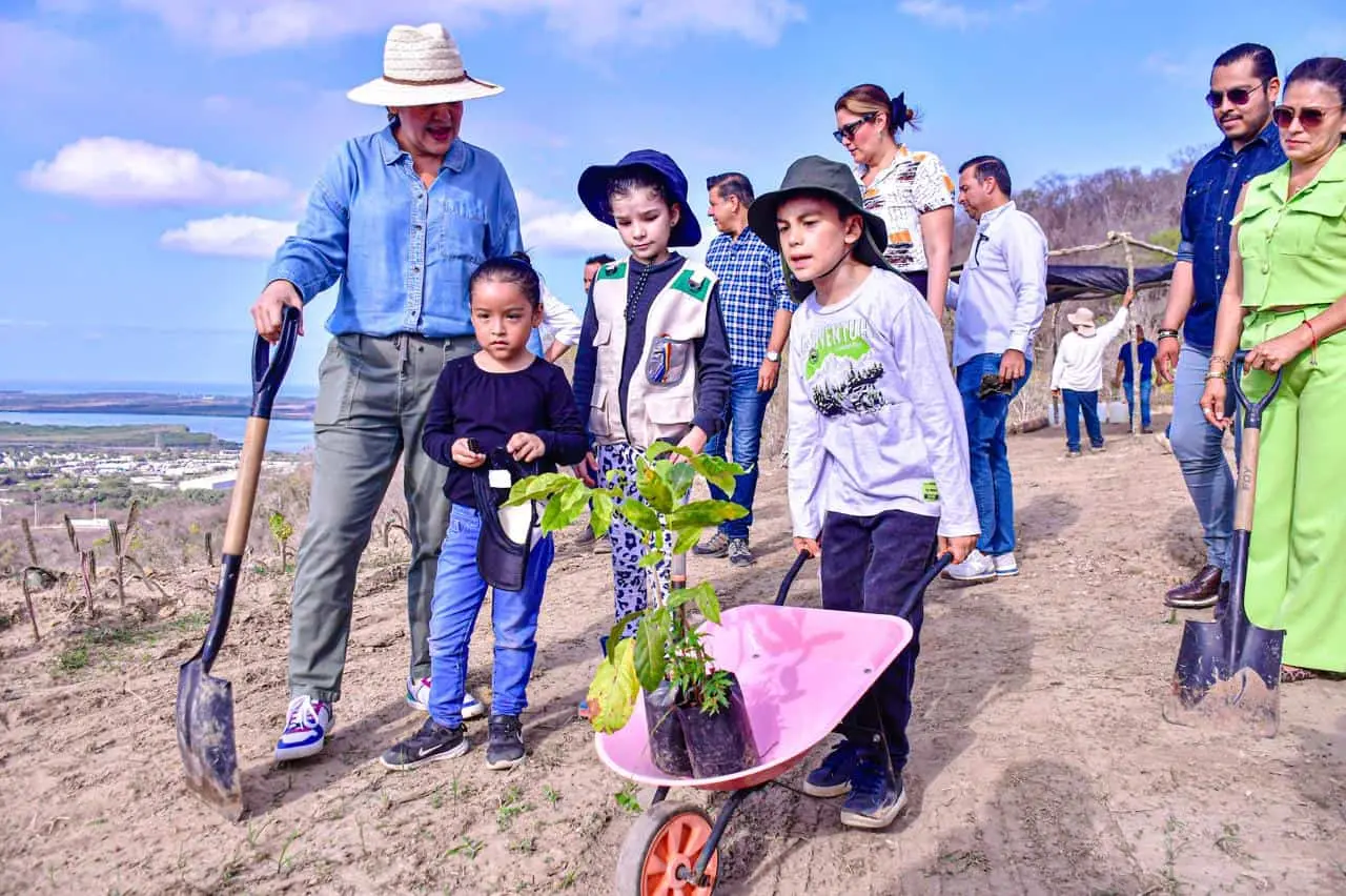 Siembran 350 árboles en el basurón de Mazatlán.