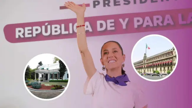 Claudia Sheinbaum ya reveló el lugar en el que le gustaría vivir durante su mandato como presidenta. Foto: Cortesía