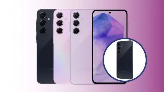 Entre las características importantes del Samsung Galaxy A55, está su pantalla AMOLED. Foto: Cortesía