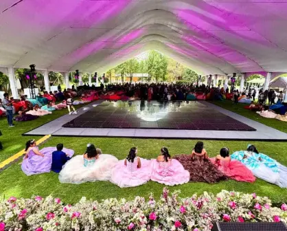 ¡Un sueño hecho realidad! Una espectacular fiesta de XV años en Los Pinos vivieron 124 adolescentes