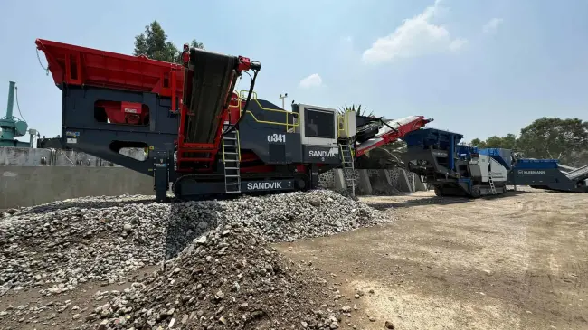 Inauguran planta trituradora para residuos de obras en CDMX.