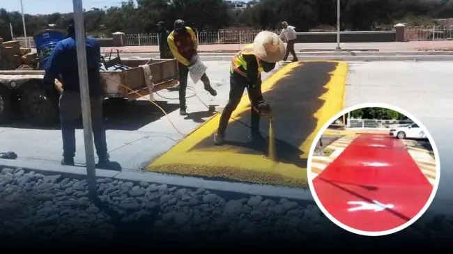 Hay diferencia entre topes y pasos peatonales a nivel banqueta.