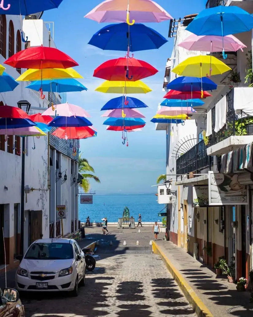 Hay múltiples lugares para sacar selfies en Puerto Vallarta.