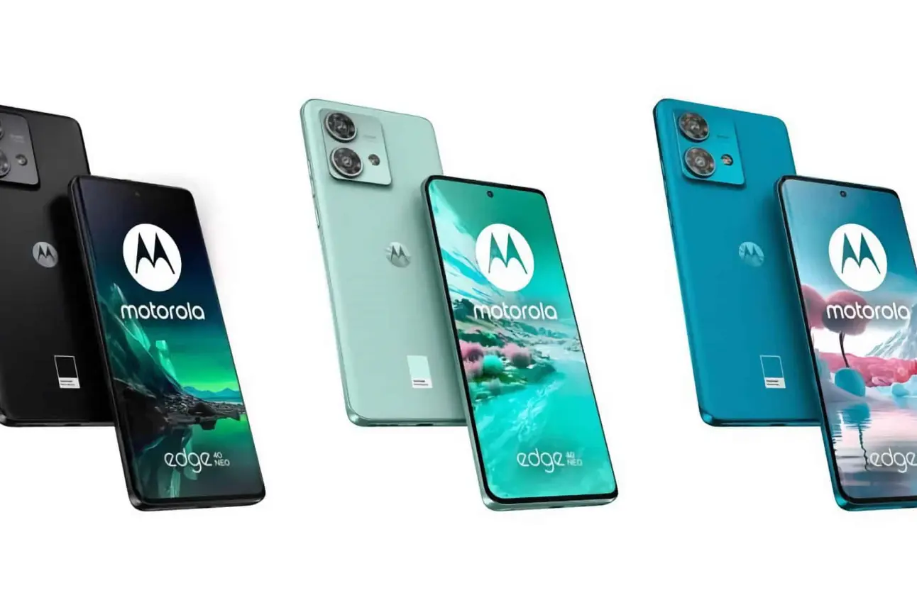 Smartphone Motorola Edge 40 Neo con rendimiento de pantalla de primer nivel. Foto: Cortesía