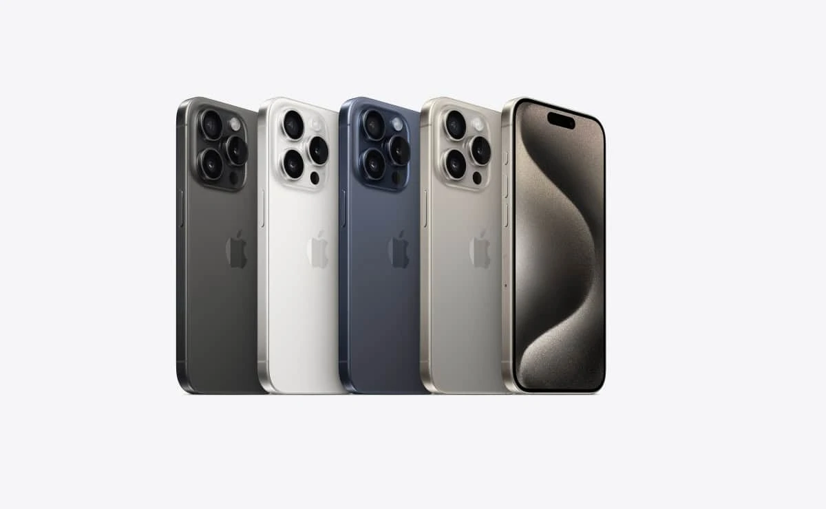 El iPhone 15 Pro viene con un diseño de titanio que le da resistencia y elegancia. Foto: Apple