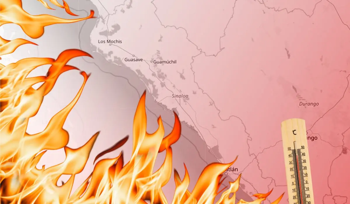¡Demasiado calor! Sinaloa tendrá temperaturas extremas; este municipio registrará 44 grados.