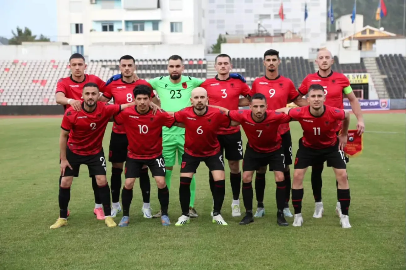 Albania debutará ante Italia | Imagen: @FSHForg