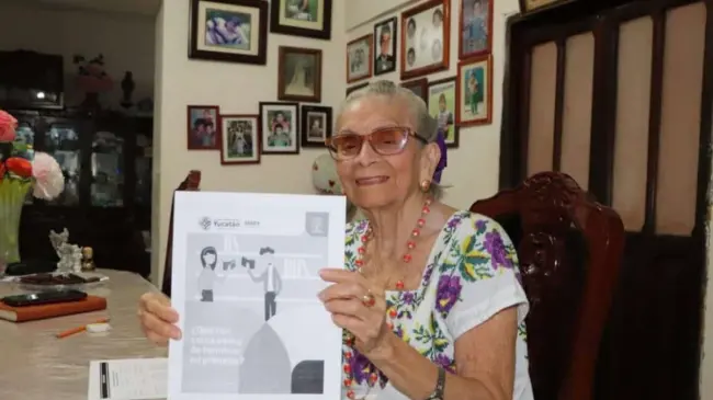 Doña Mary tuvo el sueño de estudiar desde su niñez. Foto: Especial