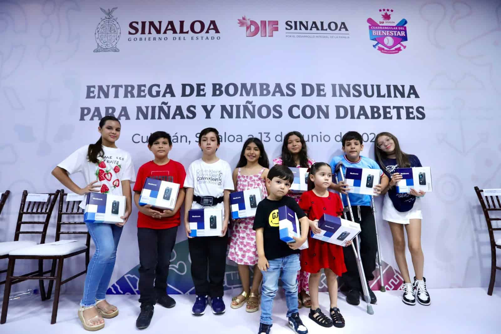 entraga - de- bombas -de -insulina- para-  niños -con -diabetes