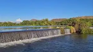 Represa de Siqueros sobre el Río Presidio, Mazatlán Sinaloa