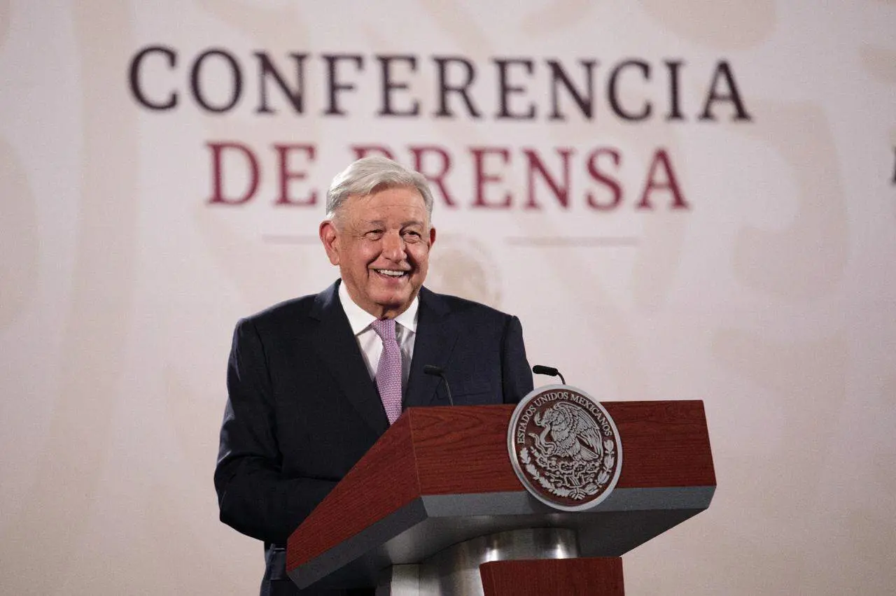 Andrés Manuel López Obrador durante la mañanera de este viernes.