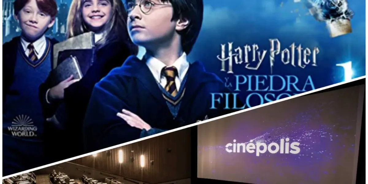 Cinépolis anunció el reestreno de Harry Potter en sus salas en México. Foto: Cortesía