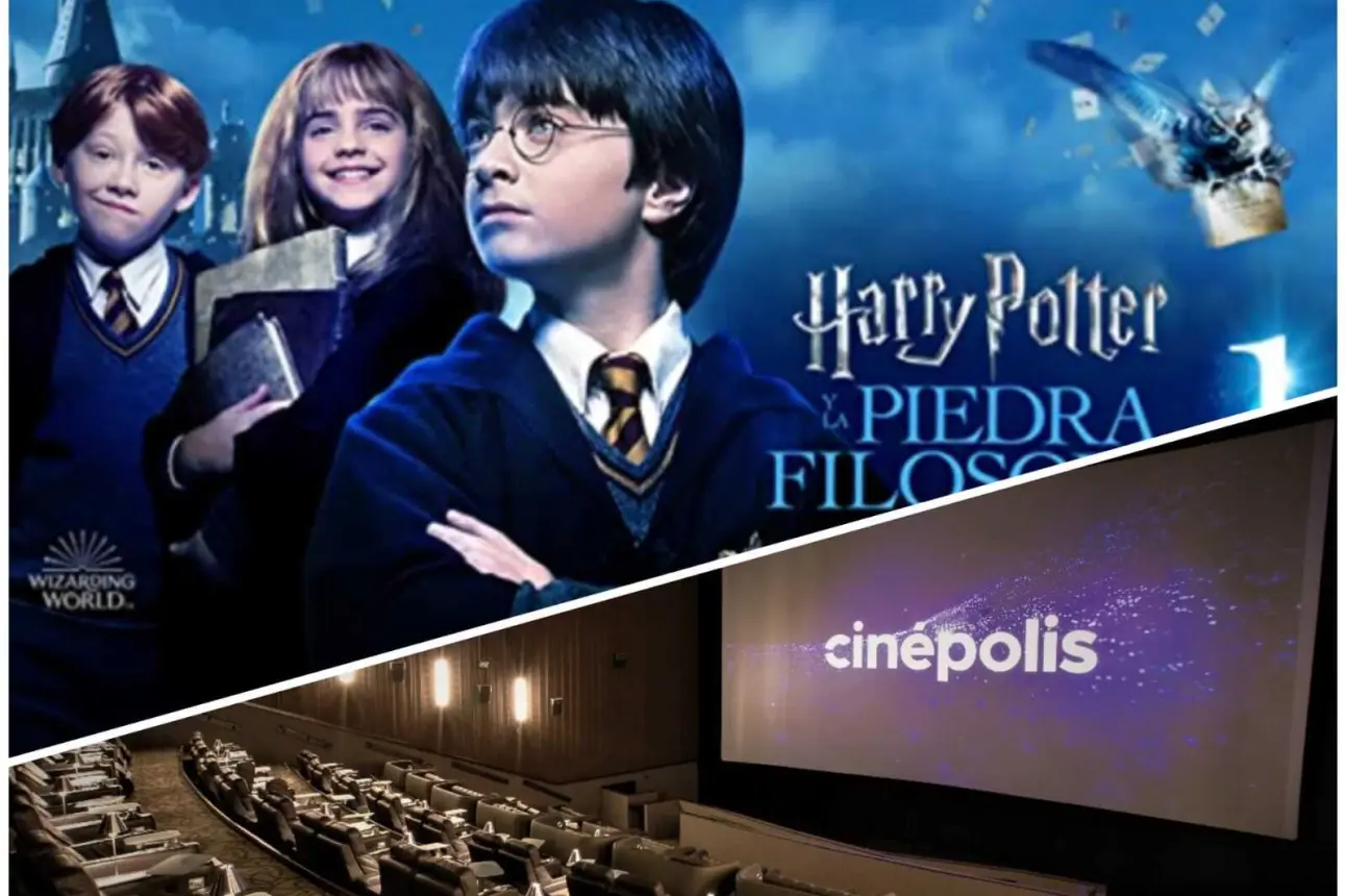 Cinépolis anunció el reestreno de Harry Potter en sus salas en México. Foto: Cortesía