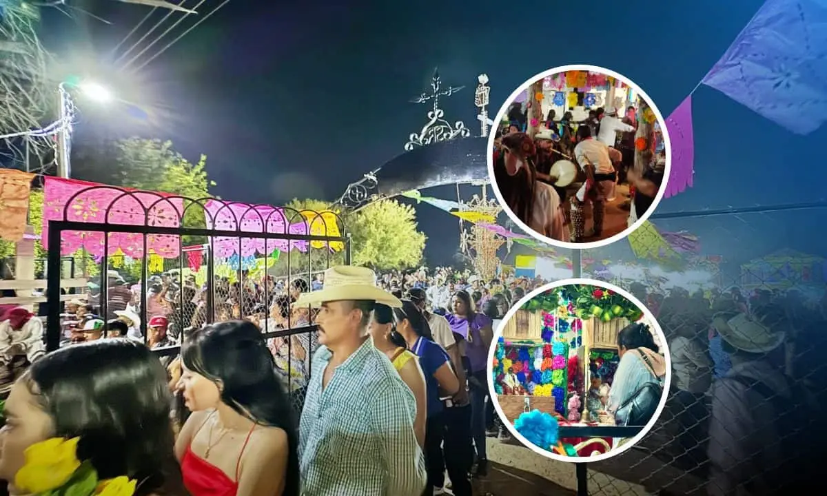 Cientos de personas asisten a la fiesta de San Antonio, en Los Capomos. Foto: Cortesía