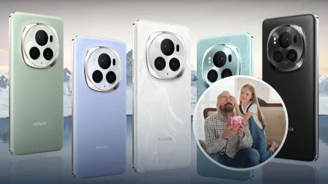 El Honor Magic 6 Pro con la mejor batería de la gama alta e ideal para dar a papá. Foto: Cortesía-Freepik