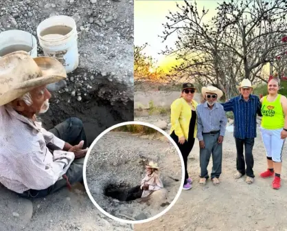 Adulto mayor buscaba agua en un río de Sinaloa y se topó con dos ángeles