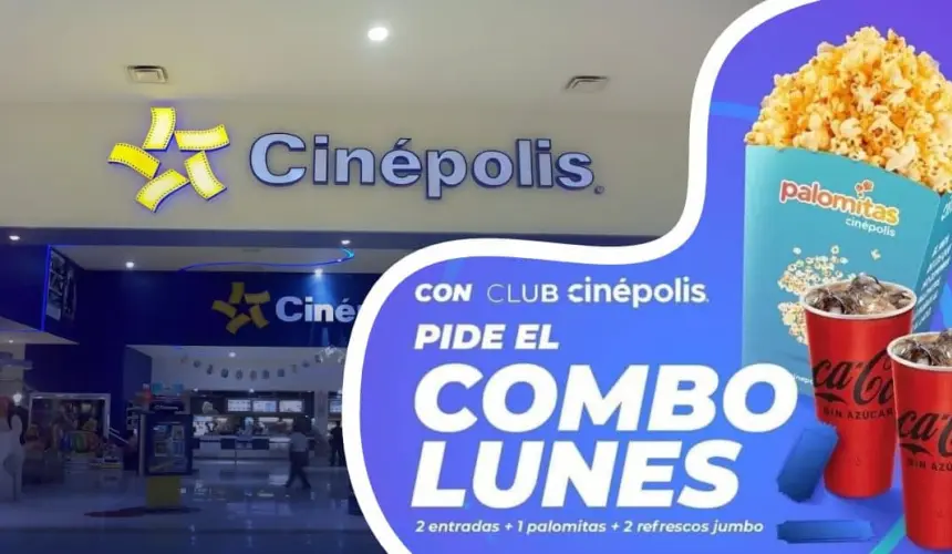 El combo lunes en Cinépolis, cuánto cuesta en 2024. Foto: Cortesía