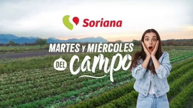 No te pierdas los descuentos del Martes y Miércoles del Campo en Soriana.