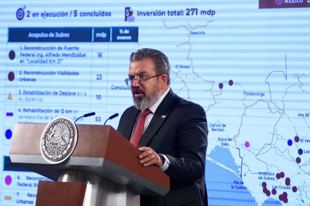 Secretario de Infraestructura, Comunicaciones y Transportes (SICT), Jorge Nuño Lara.