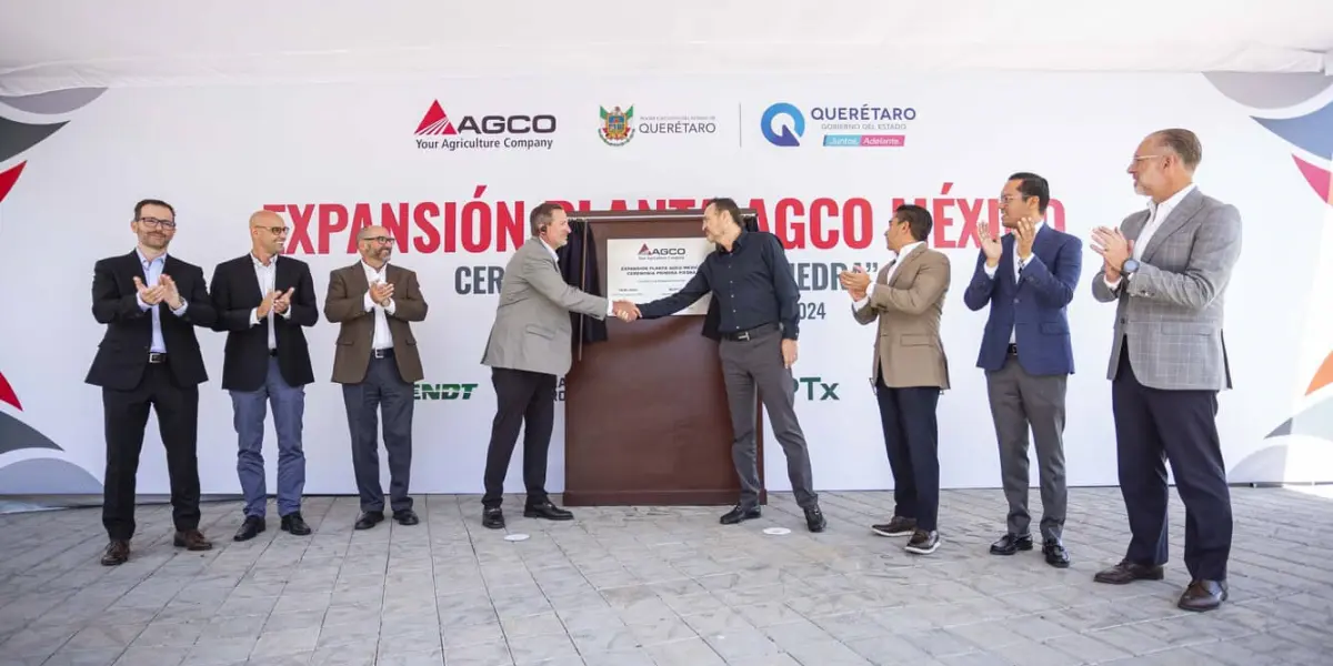 AGCO México anuncia inversión en Querétaro. Foto: Cortesía